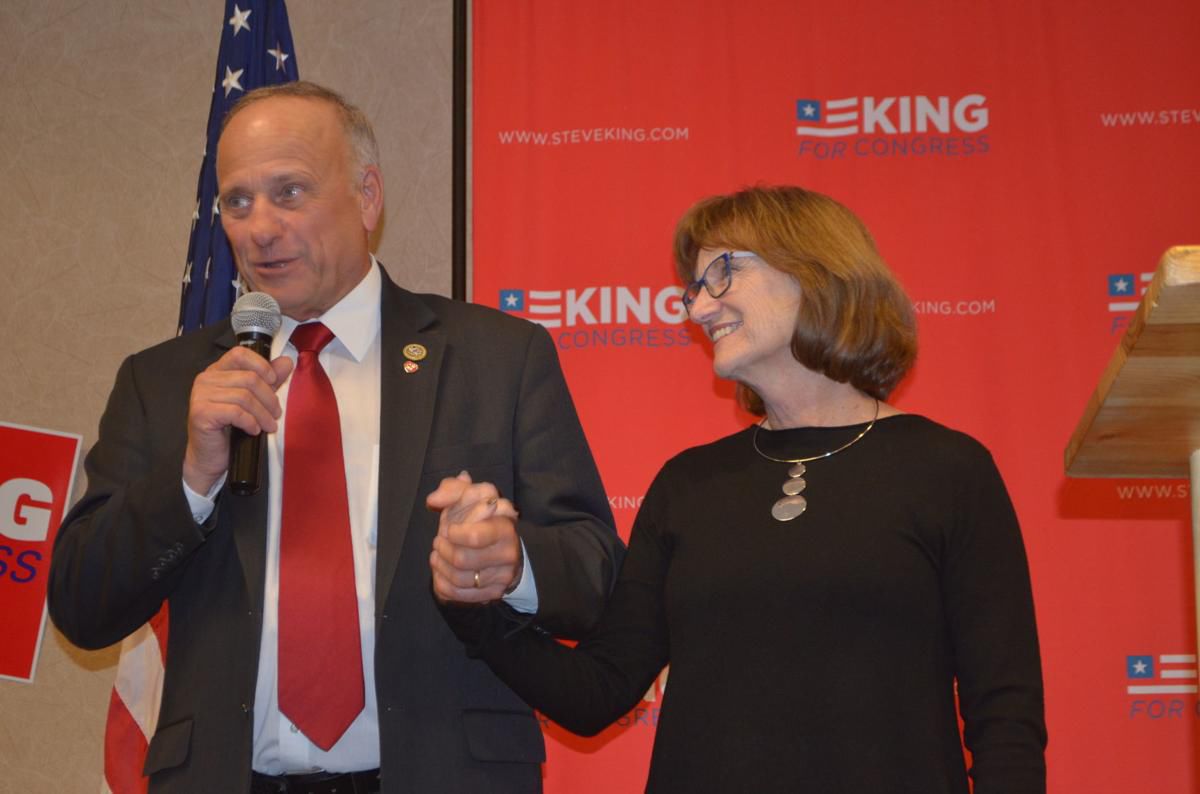 Steve King with wife